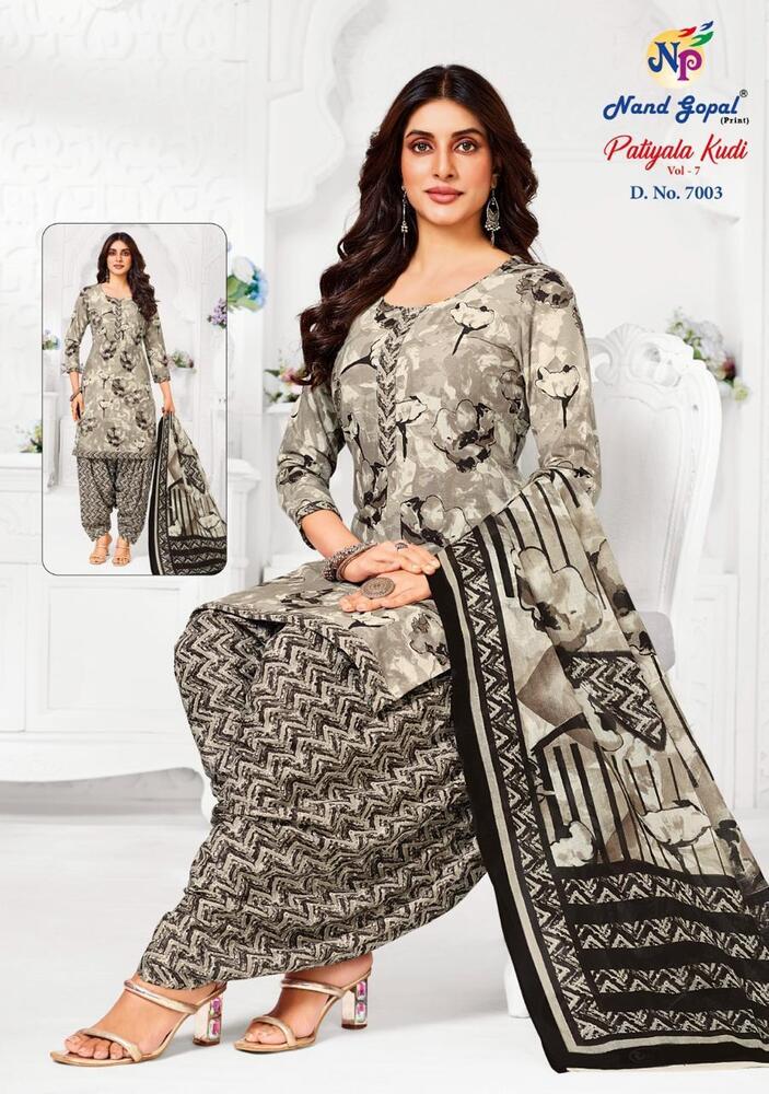 Nandgopal Patiyala Kudi Vol-7  Dress Material