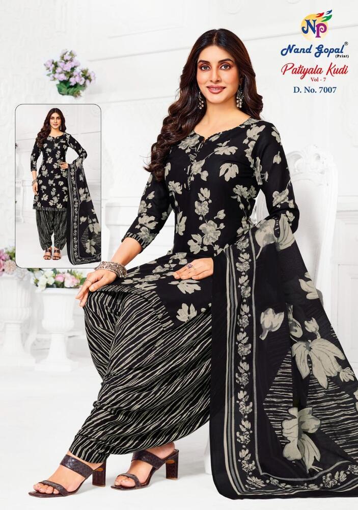 Nandgopal Patiyala Kudi Vol-7  Dress Material