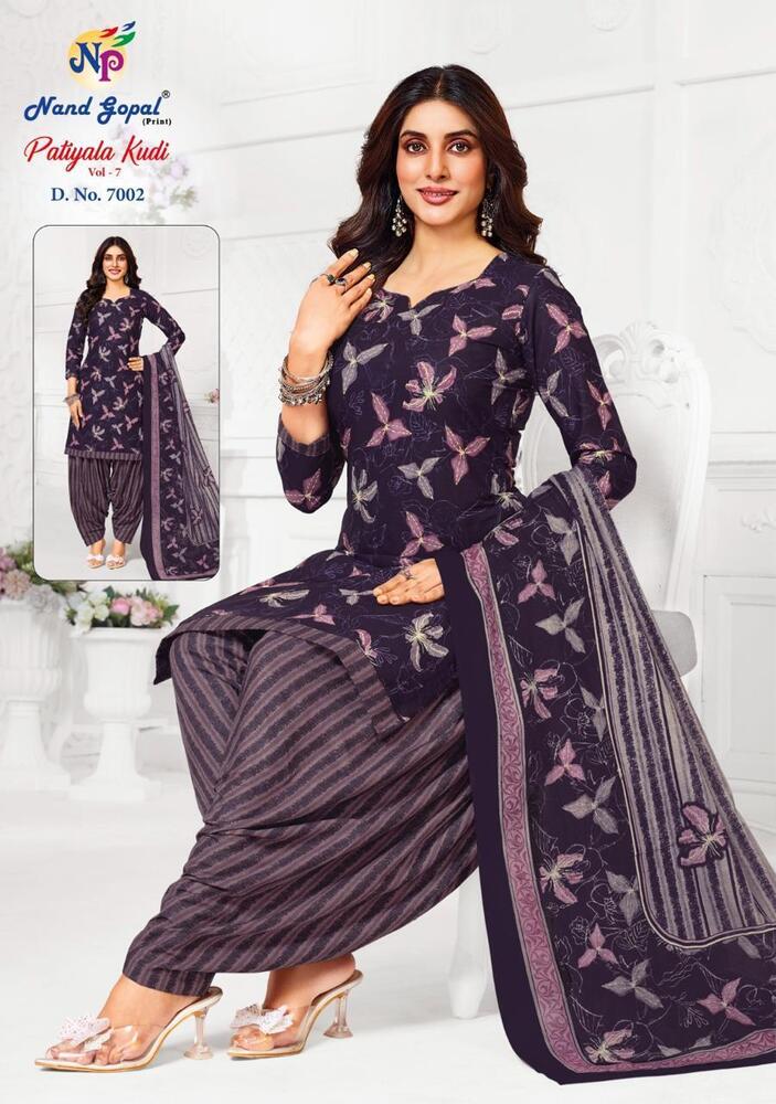 Nandgopal Patiyala Kudi Vol-7  Dress Material