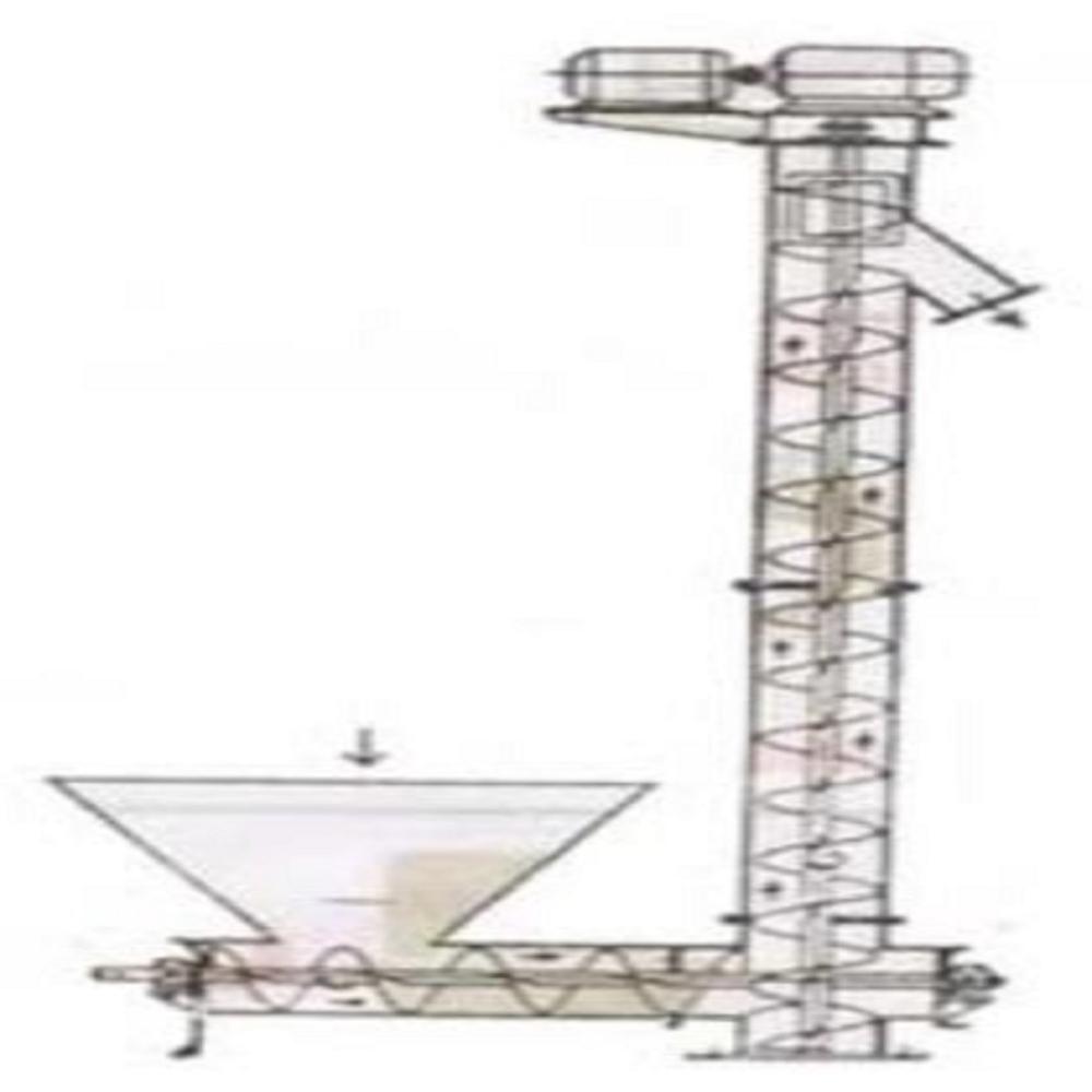Vertical Screw Conveyor - Belt Type: Chain