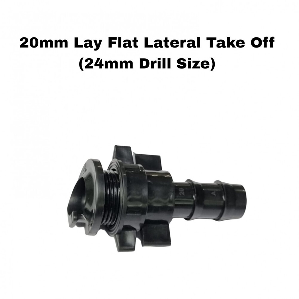 20 Mm Barbed Take Off Connector For Lay Flat Pipe - Application: Irrigation