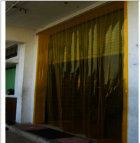Clear View Polyvinyl Chloride Strip Curtain