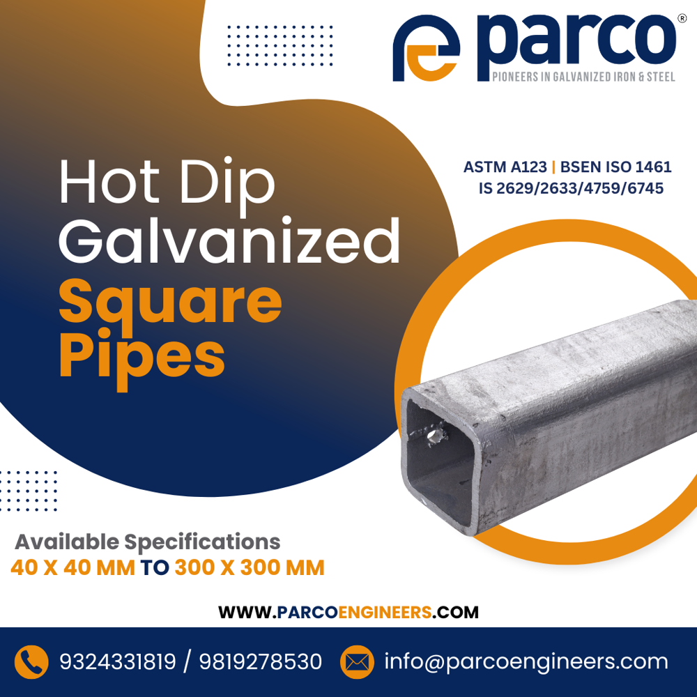 GI SQUARE PIPES