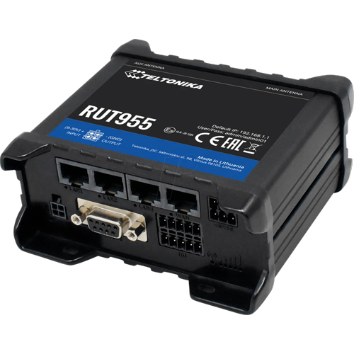 Teltonika Rut955 Cellular Wifi Industrial Router - Dimension (L*W*H): 109 X 50 X 103 Millimeter (Mm)