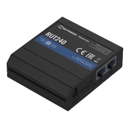 Teltonika Rut240 Cellular Wifi Industrial Router - Dimension (L*W*H): 83 X 25 X 74 Millimeter (Mm)
