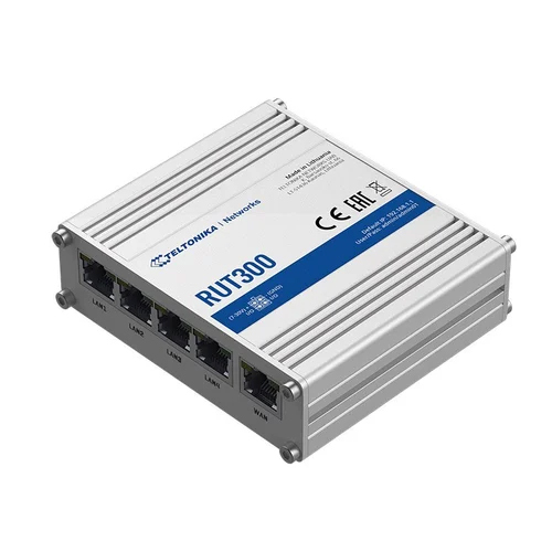 Teltonika Rut300 Cellular Wifi Industrial Router - Dimension (L*W*H): 100 X 30 X 85 Millimeter (Mm)