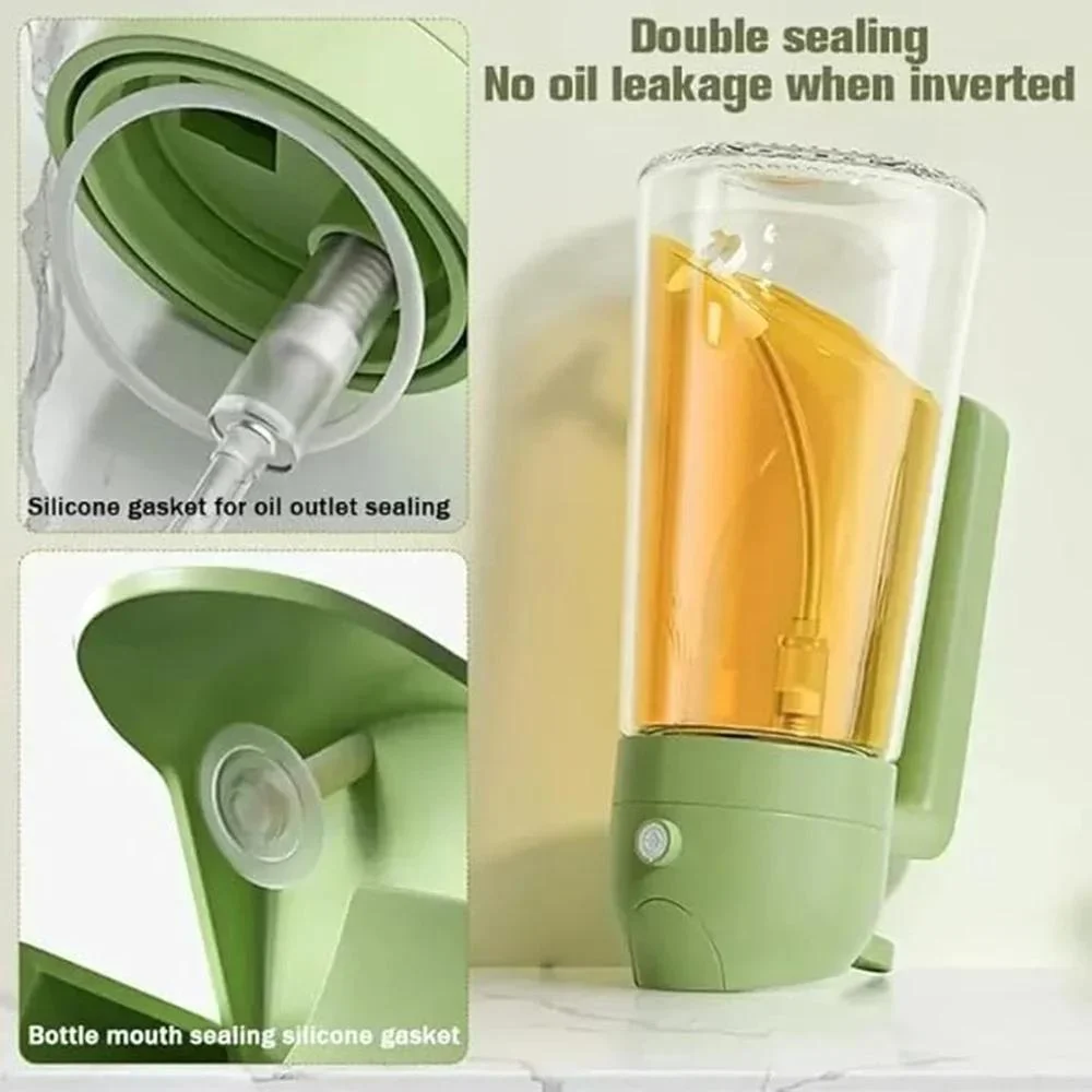 2 In 1 Glass Oil Spray Bottle