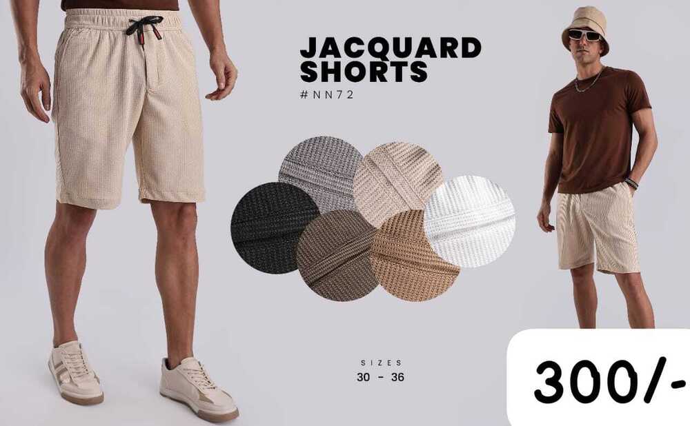 jacquard shorts