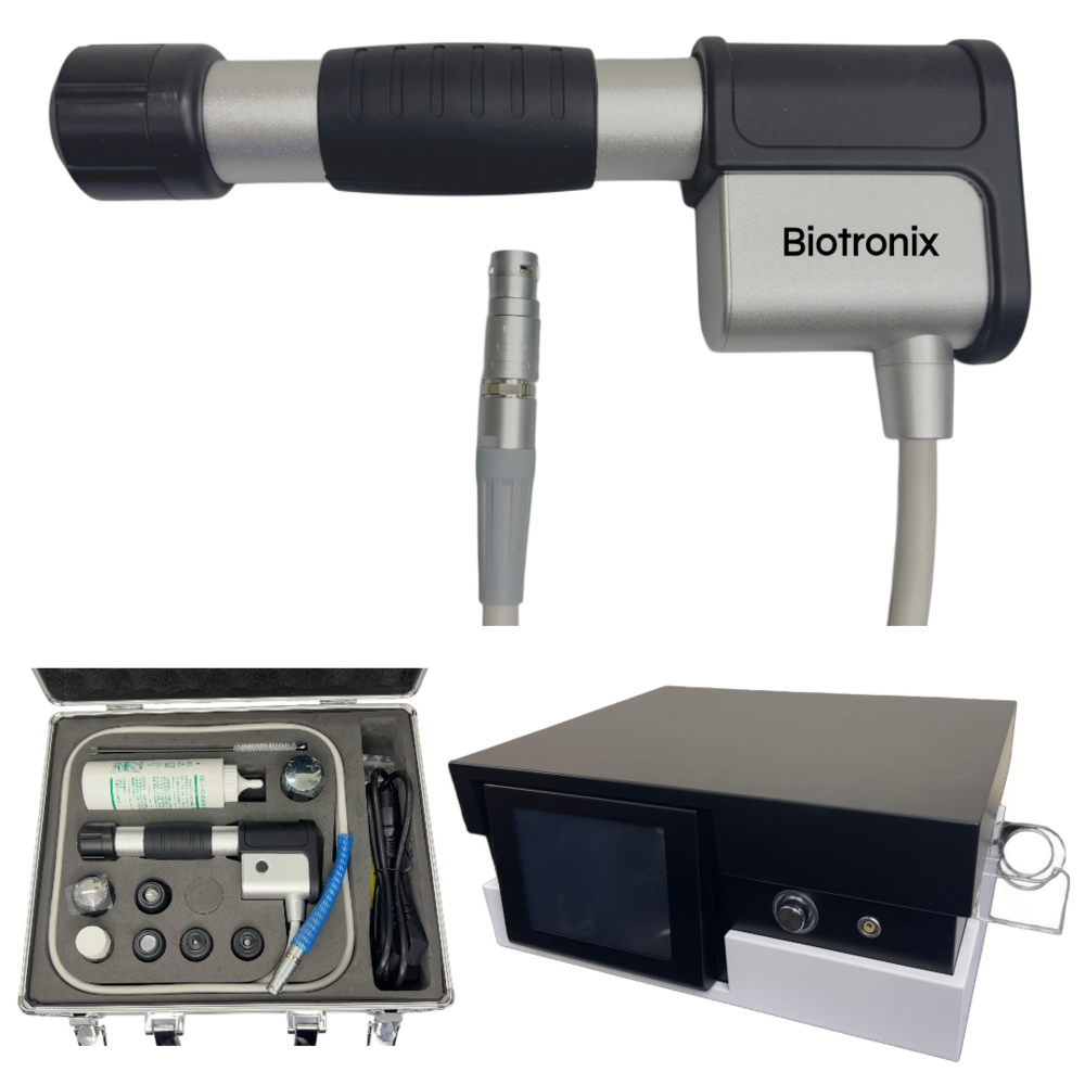 Pneumatic Radial Shockwave Therapy Device-7 Heads, 10 Modes