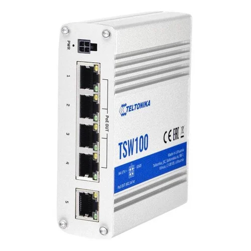 Teltonika TSW100 Industrial Unmanage POE+ Switch
