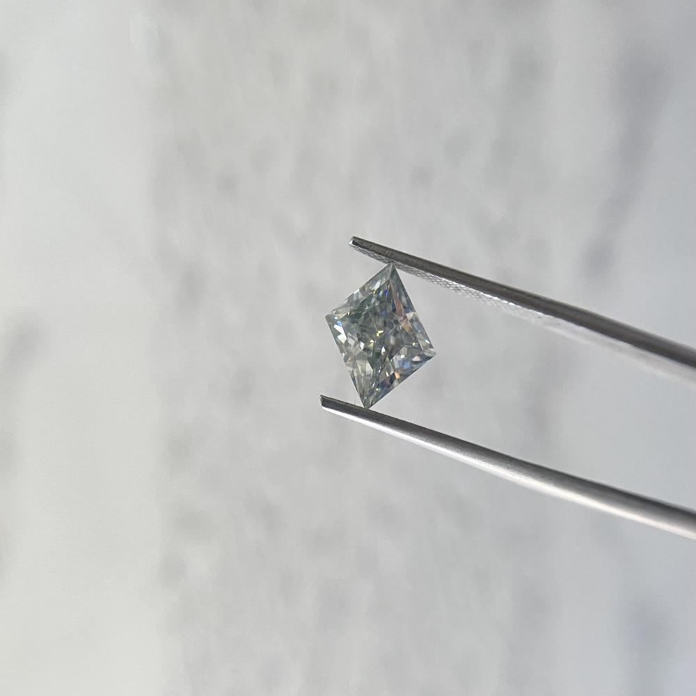 Salt & Pepper Color Moissanite Diamond