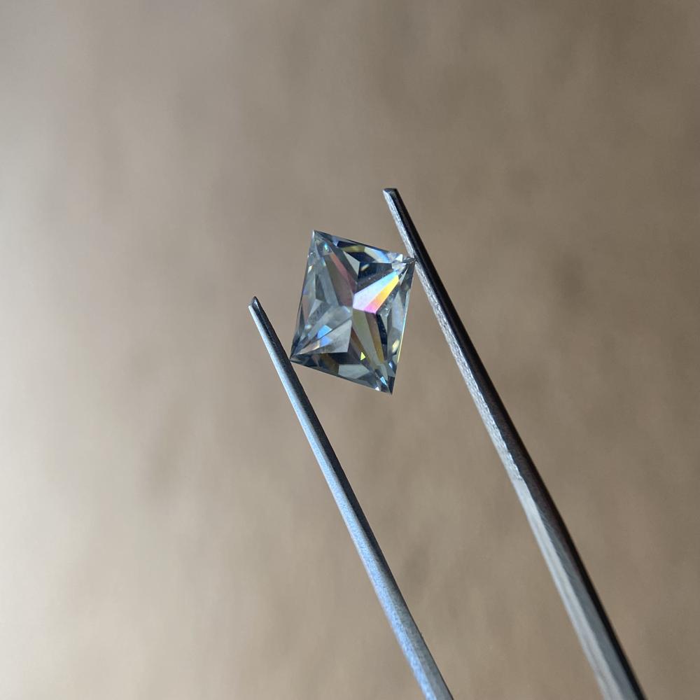 Salt & Pepper Color Moissanite Diamond