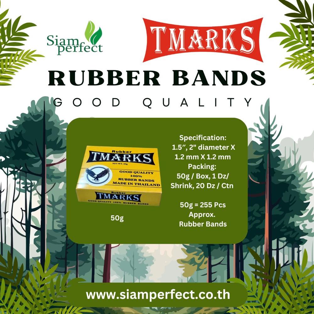 TMARKS Rubber Bands 50g Box