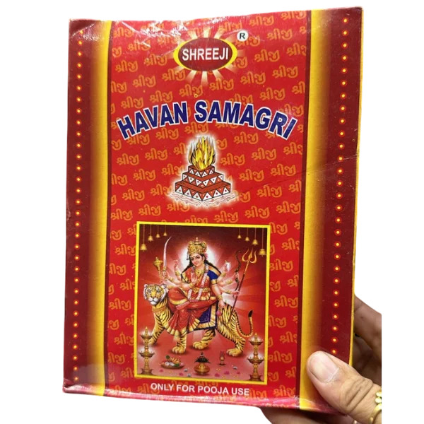 Pooja Hawan Samagri - Color: Brown