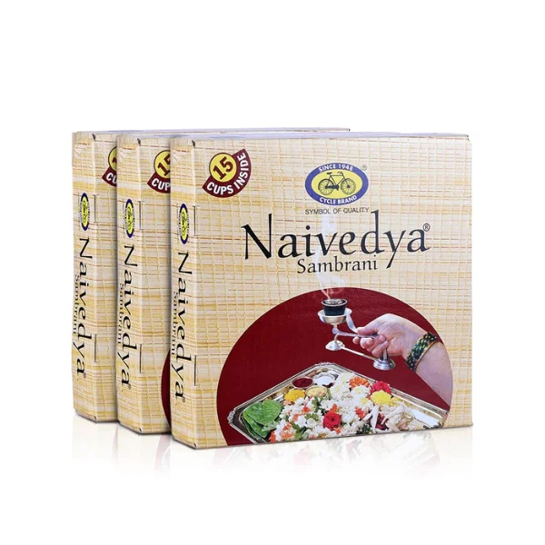Naivedya Cup Sambrani - Burning Time: 25 Min - 29 Min Months