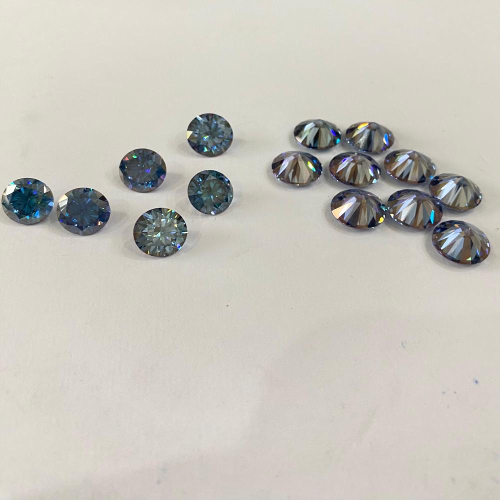 RoyalBlue Color Moissanite 