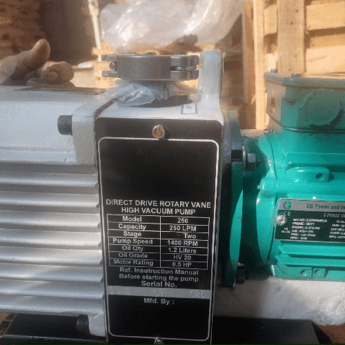 Direct drive High Vaccum Pump