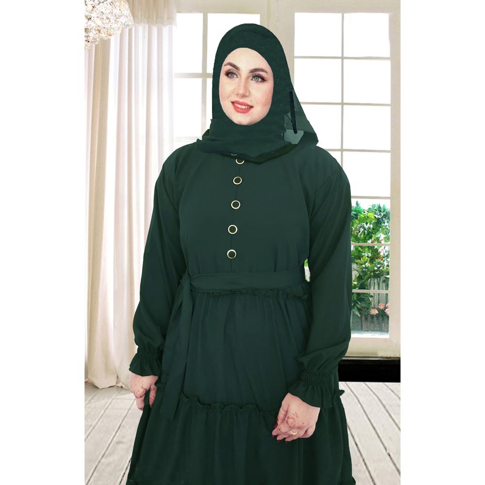 Abaya Colour Pattern For Women Elegant Modest Wear Burqa Islamic Naqab Fashion