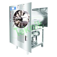 Cylindrical Steam Sterilizer Double Door