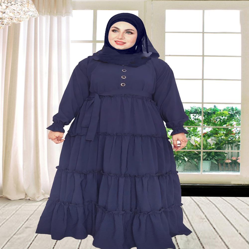 Abaya Colour Pattern For Women Elegant Modest Wear Burqa Islamic Naqab Fashion
