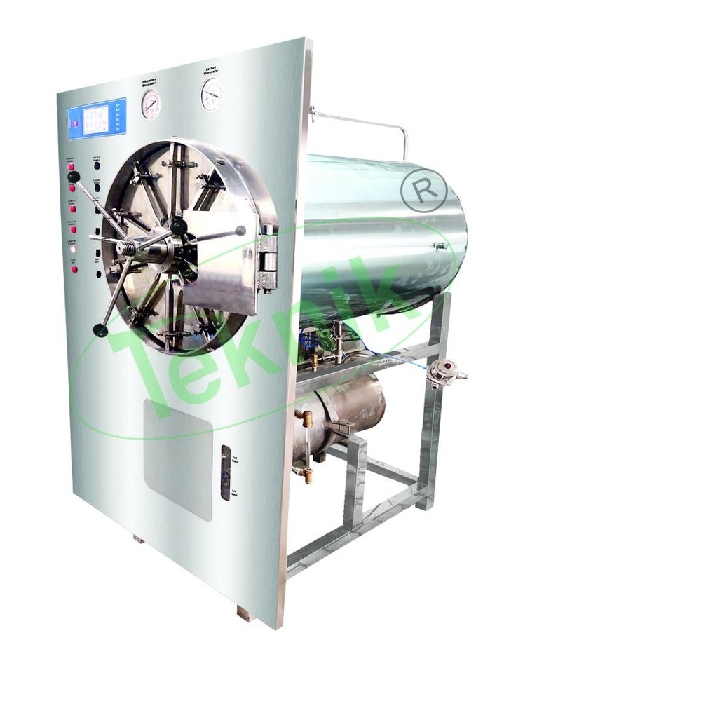 CYLINDRICAL STEAM STERILIZER SINGLE DOOR
