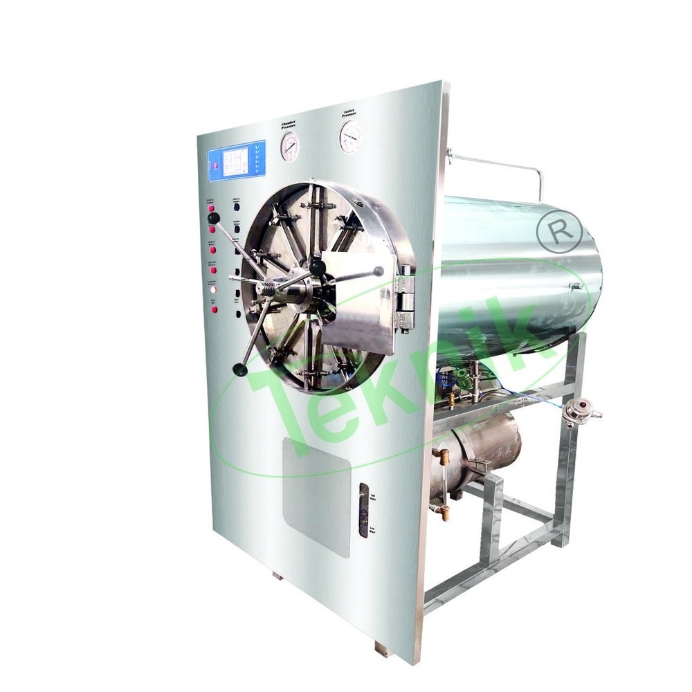 CYLINDRICAL STEAM STERILIZER SINGLE DOOR