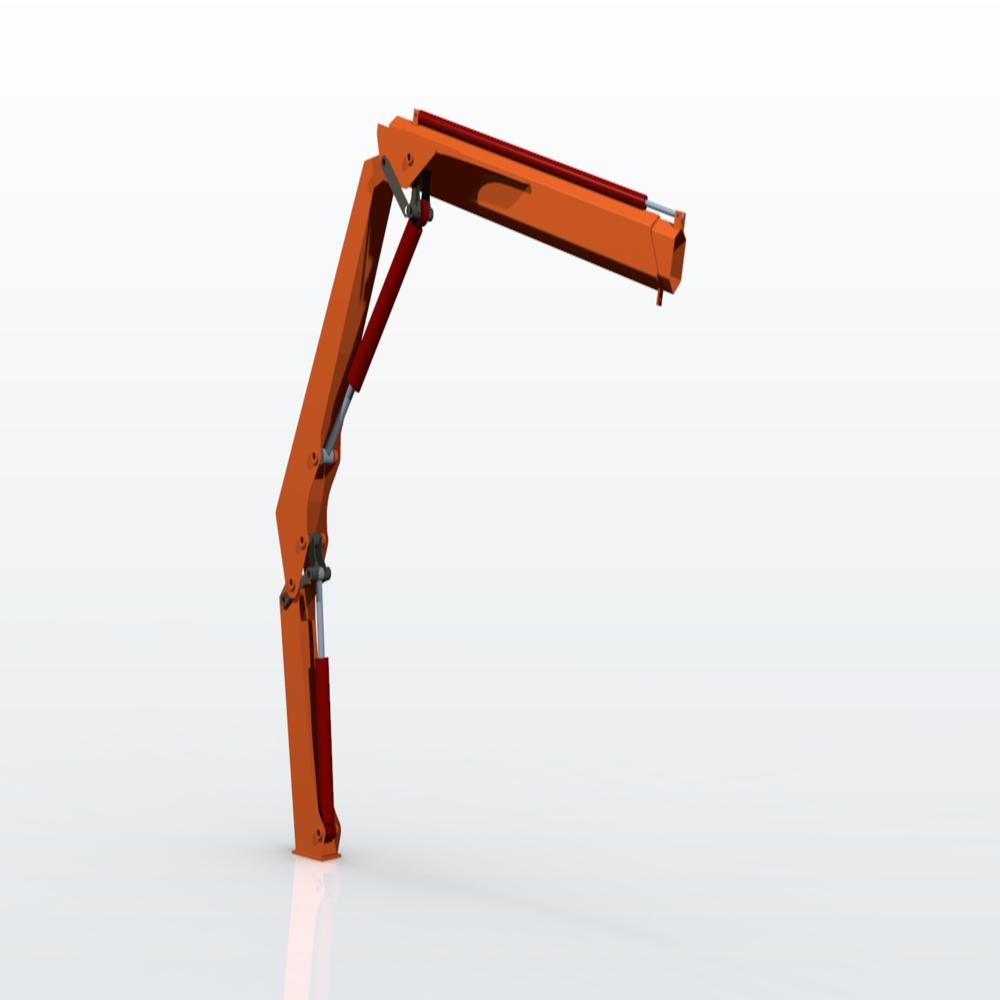 Truck mounted - Knuckle Boom Crane