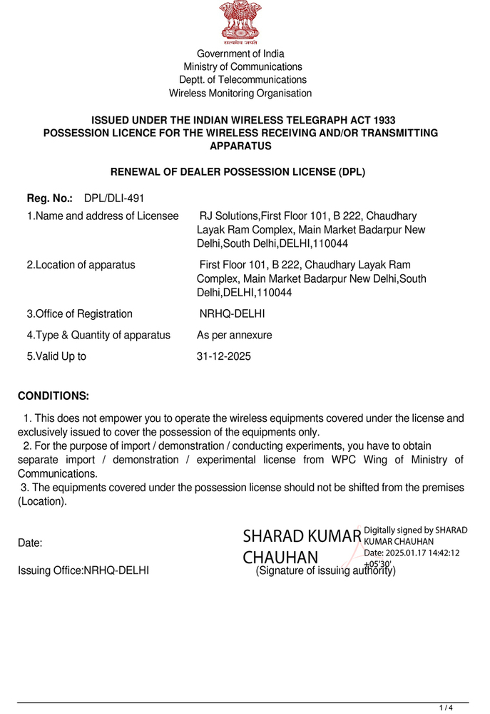 Access P9 Walkietalkie - License Free - Antenna Type: Uhf