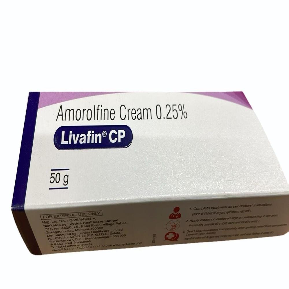 Livafin Cp Amorolfine Cream 50g - Drug Type: General Medicines