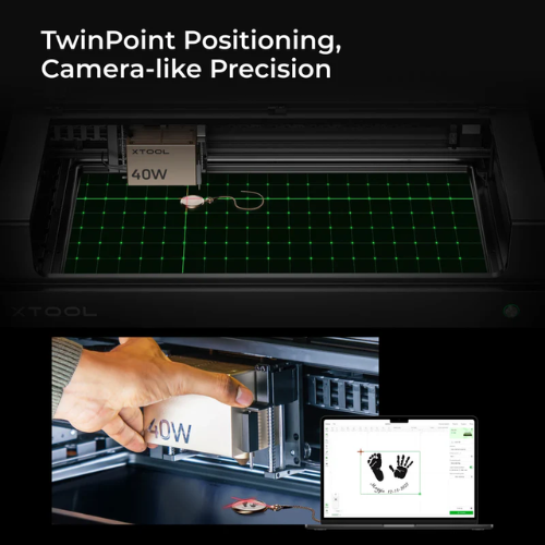 Xtool S1 20w Enclosed Diode Laser Engraver And Cutter All In One Safetypro Bundle - Color: Green
