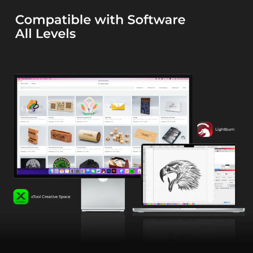 xTool S1 20W Enclosed Diode Laser Engraver and Cutter All in One SafetyPro Bundle