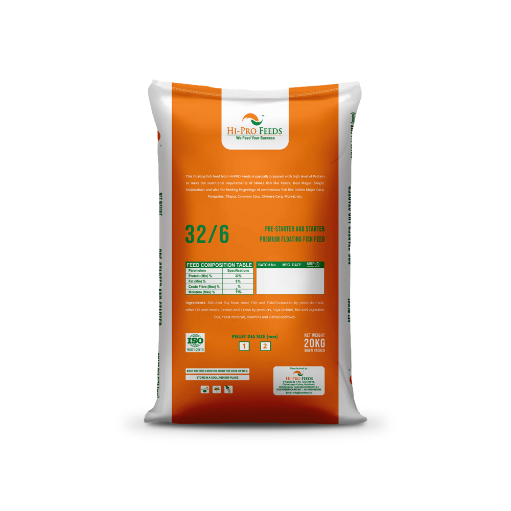 32/6 Starter Fish Feed - 2MM