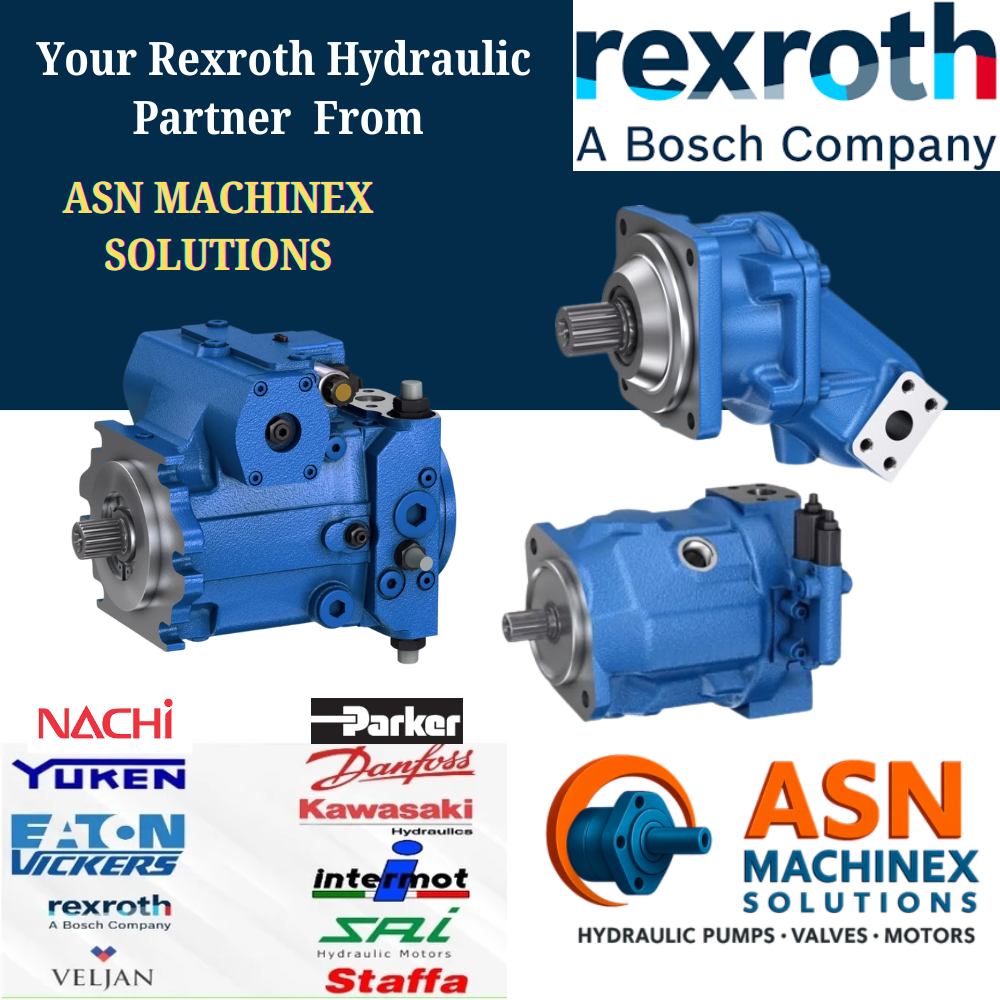 A8vo 200 Rexroth Pump - Premium Quality, Material: Mild Steel, 200cc, 380 Bar Nominal, 420 Bar Peak, Compact Bent Axis