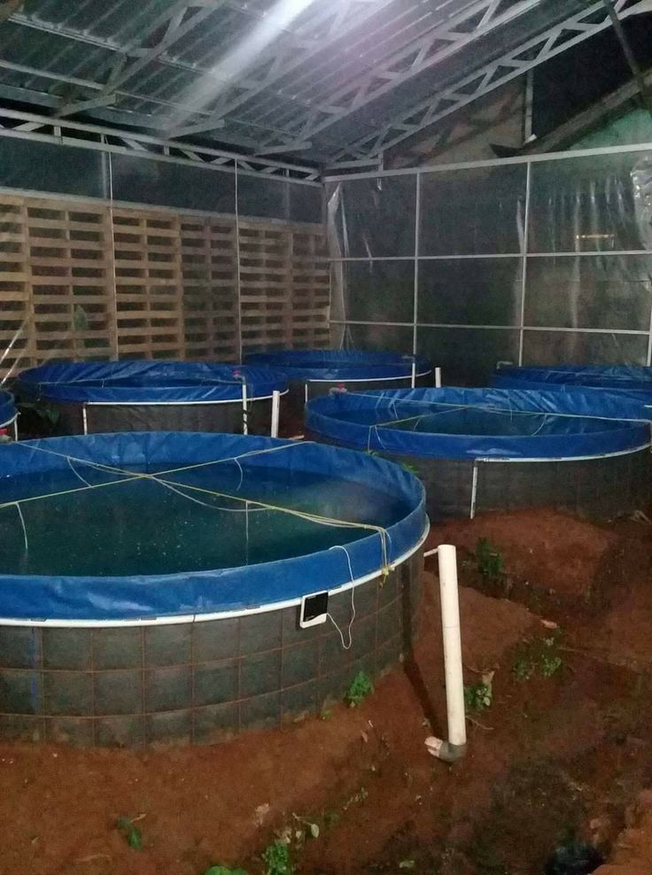 Biofloc Fish Farming Tank 2 diometer  650 GSM (2500 liter)