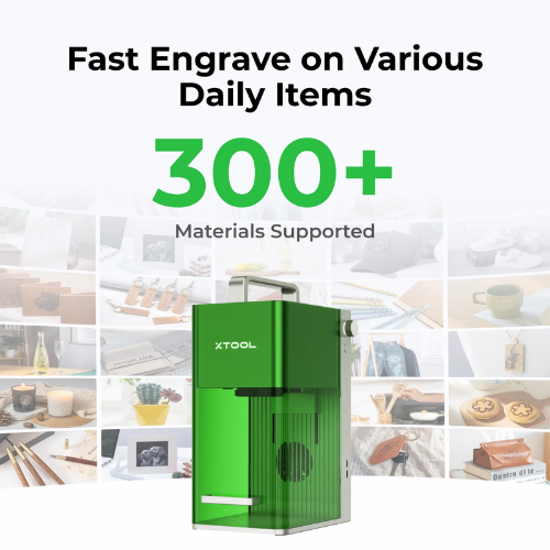 xTool F1 Lite Light Green Portable High Speed Laser Engraver Compact Power for Everyday Customization