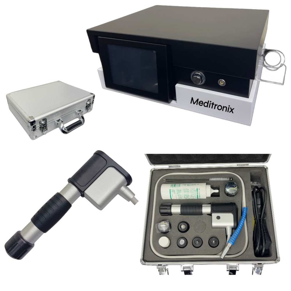 Compact Pneumatic Radial ESWT 10 Modes, 1-22 Hz