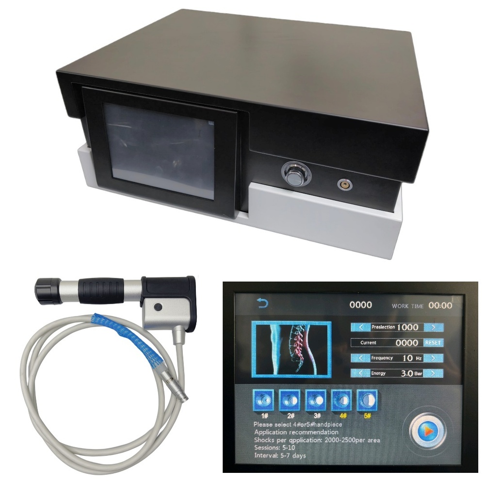 Compact Pneumatic Radial ESWT 10 Modes, 1-22 Hz