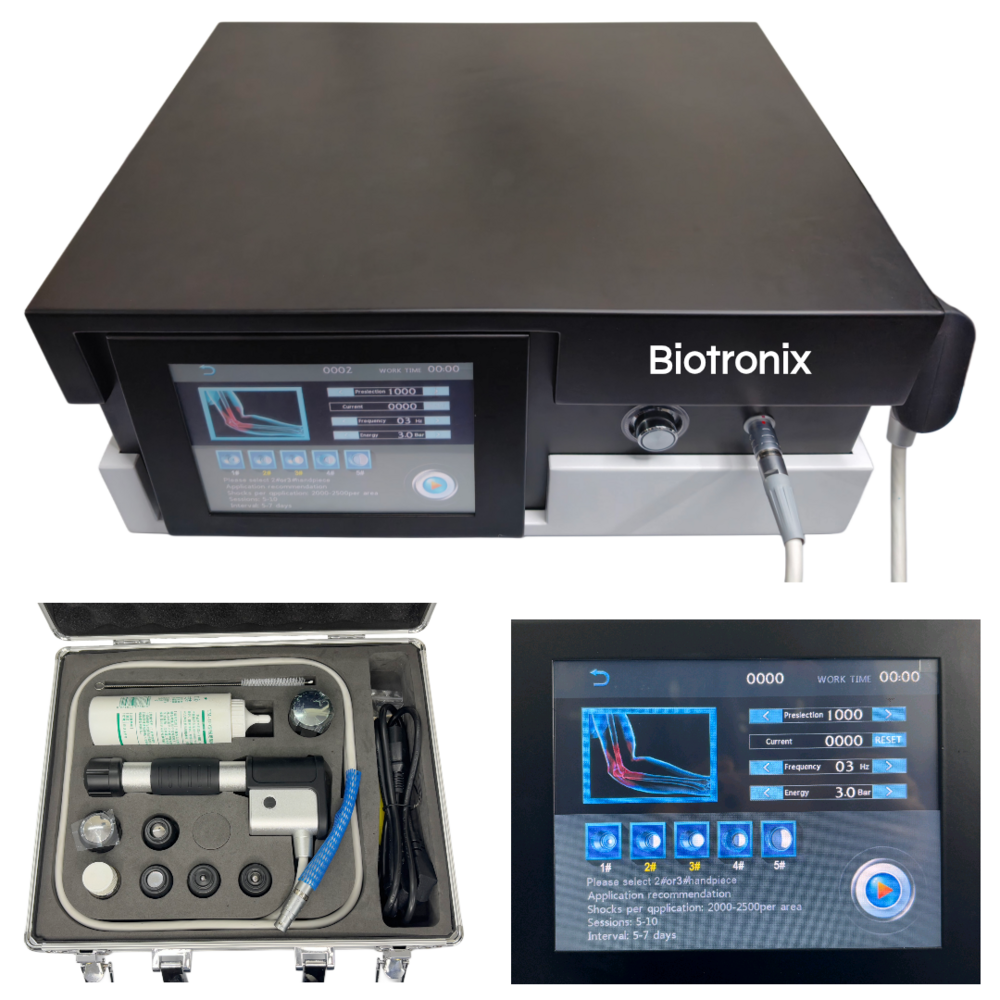 Compact Pneumatic Radial Eswt 10 Modes, 1-22 Hz