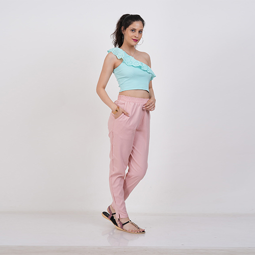 Straight Pant-Pink