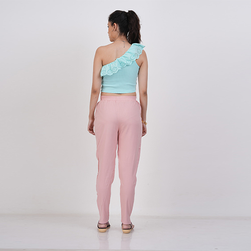 Straight Pant-Pink