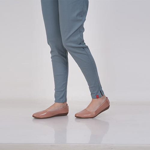 Straight Pant-Silver