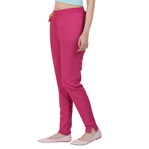 Straight Pant-Dark Fuschia