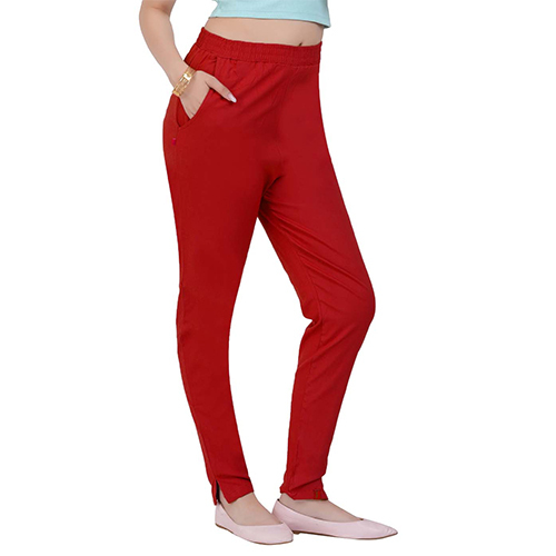 Straight Pant-Red