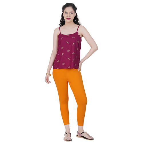 Ankle Fit Gold-Orange Pant - Color: Different Available
