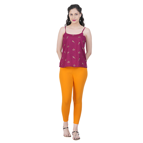 Ankle Fit Gold-Orange Pant
