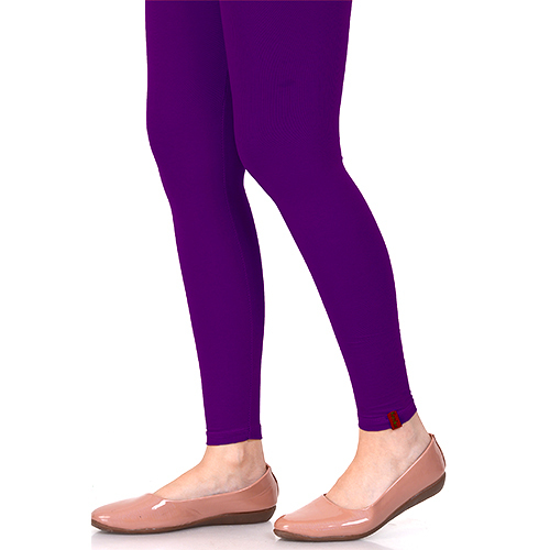 Ankle Fit Gold-Purple Pant