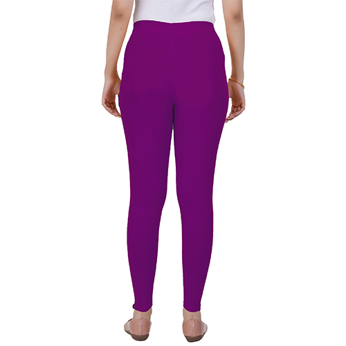 Ankle Fit Gold-Purple Pant