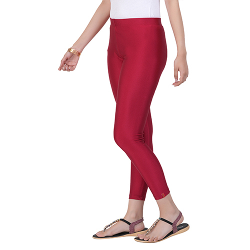 Shimmer-S. Maroon Leggings