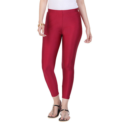 Shimmer-S. Maroon Leggings