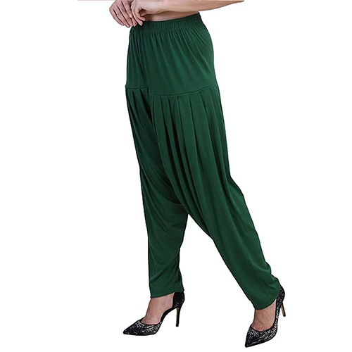Pattiyala-Bottle Green Pant - Color: Different Available